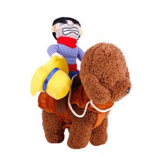 寵物牛仔騎馬款衣服, 混色