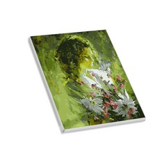 헬로페인팅 그림그리기 DIY 도면 생각에잠긴여인08, 혼합 색상, 1개