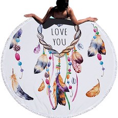 THE ZAKKA 捕夢網圓形沙灘巾, Q206LHLL052, 1個