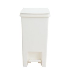 Baram 踩踏式垃圾桶, 白色的, 10L, 1個