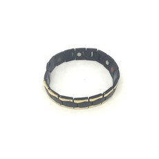 38 A48鍺手鍊 黑&金 16片, 1個