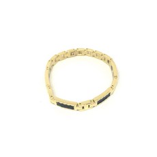 38 A58鍺手鍊 黑&金 8顆, 1個