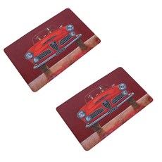 해피트레이딩 해피팝 오픈카도그 주방욕실 발매트 2p, 포인트