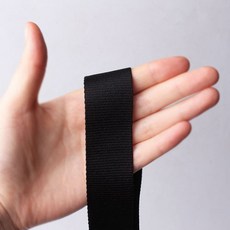 패션포인트 포리 무약사 끈 100야드 30mm, 블랙, 1개