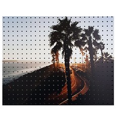 NB Commerce 室內裝飾洞洞板 日落海灘路 白色, 1個