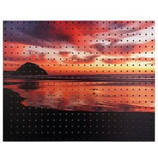 AnB Commerce 室內洞洞板 日落海灘B 白色, 1個