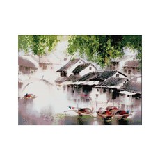 ZKF十字繡DIY套組南方春景, 混色, 1套