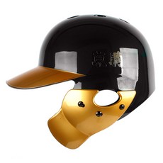 도코마 투톤 경량형 검투사 헬멧 우타용, 블랙 + 골드, 1개