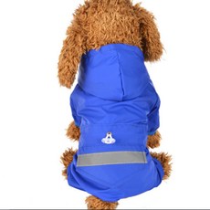 댕댕이 반려견 의류 비옷, 블루, 1개