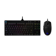 로지텍 G PRO HERO 게이밍 마우스 + 키보드, M-U005(마우스), Y-U0031(키보드), 혼합 색상
