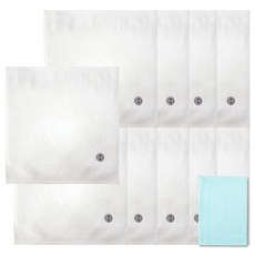 송월타월 호텔컬렉션클래식미니 10p + 칼라행주 하늘, 아이보리, 1세트