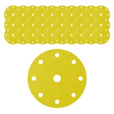sia ABRASIVES 1960圓形砂紙 6吋 9孔 40號, 50件
