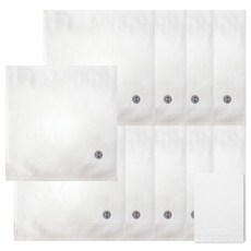 송월타월 호텔컬렉션클래식미니 10p + 칼라행주 랜덤 발송, 아이보리, 1세트