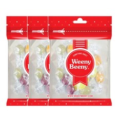 Weeny Beeny 綜合水果糖 無糖, 50g, 3袋