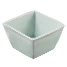 봄을담은그릇 이은범 사각볼, 밝은청자, 1개