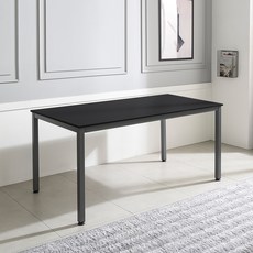 홈인홈 더튼튼한 책상겸테이블 1500 x 800 mm, 블랙 + 그레이