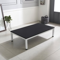 홈인홈 더튼튼한 책상겸테이블 좌식 1500 x 800 mm, 블랙 + 화이트