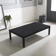 홈인홈 더튼튼한 책상겸테이블 좌식 1500 x 800 mm, 블랙 + 블랙