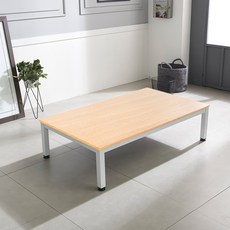 홈인홈 더튼튼한 책상겸테이블 좌식 1200 x 800 mm, 메이플 + 화이트