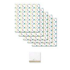 송월타월 리틀쥬 가제 손수건 5p + 허니펜스 핸드타올 아이보리