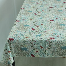 Noland 森林防水桌布, 藍色, 100 x 180 cm