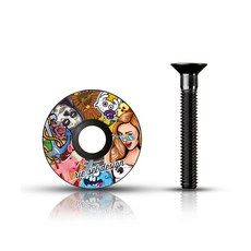 리젤디자인 헤드셋 스템캡, 스티커밤 2018, 1세트