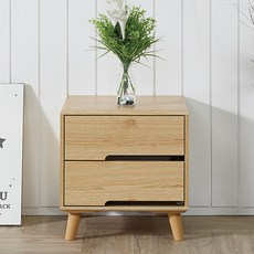 청초가구 메티 협탁, 오크, 1개