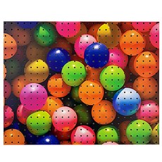 NB Commerce 室內裝飾洞洞板 彩色泡泡球, 1個, 白色