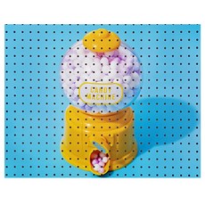 AnB Commerce 室內裝飾洞洞板 糖果機藍 white, 1個