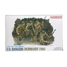 DRAGON 1/35 美國遊騎兵諾曼底 1944 塑料模型, 1個