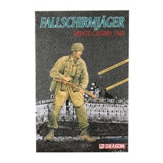 DRAGON 1/16 FALLSCHIRMJAGER MONTE CASSINO 1944 塑料模型, 1個