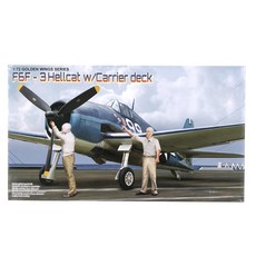 DRAGON 1/72 F6F 3 Hellcat 帶飛行甲板塑料模型, 1個