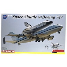 DRAGON 1/144 航天飛機帶波音 747 塑料模型, 1個