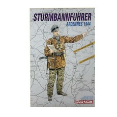 DRAGON 1/16 STURMBANNFUHRER ARDENNES 1944 塑料模型, 1個