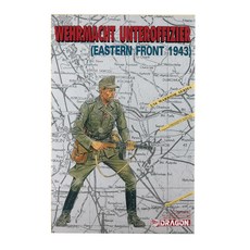DragonModels 1/16 Wehrmacht Unteroffizier(東方戰線1943)塑膠模型, 1個