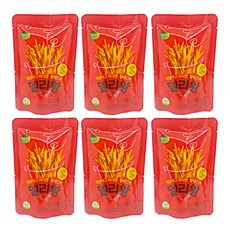 바다소리 델리황 황태스낵 매운맛, 20g, 6개