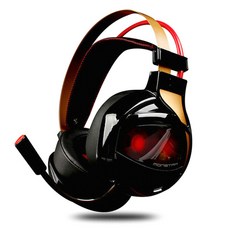 MONSTAR GEAR 7.1 聲道雙揚聲器遊戲耳機, H740, 黑色的