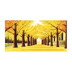 ZKF 十字繡套組 金色秋天 1 ZKF014, 混合顏色, 1套