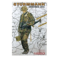 DRAGON 1/16 SS-STURMMANN ARDENNES 1944 塑料模型, 1個
