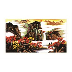 ZKF 十字繡套組寶景觀 ZKF032, 混色, 1套