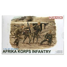 DRAGON 1/35 AFRIKA KORPS INFANTRY 塑料模型, 1個