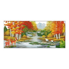 ZKF 十字繡套組 千年幸運2 happiness edition ZKF062, 混合顏色, 1套