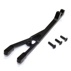 지피엠레이싱 ALLOY REAR CHASSIS BRACE 세트, BK, 1세트