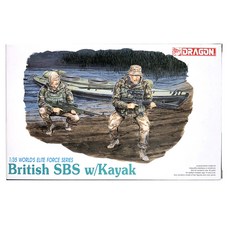 DRAGON 1/35 British SBS w/Kayak 塑料模型, 1個