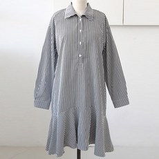 BONBONSTORY 條紋哺乳連身裙