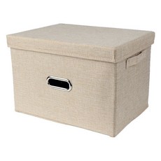 JNC多用途收納盒當中, 米色, 1個