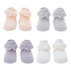 JOY MULTI 雙裝蕾絲褶邊襪