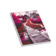 헬로페인팅 직접그리는 그림그리기 DIY 도면 자연마을, 06, 1개