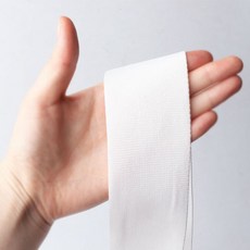 時尚亮點Pori Muyaksa繩子裝飾 100碼 50mm, 白色的, 1個