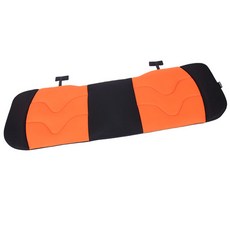 noble angel Red Line 3人座汽車坐墊, 橘色, 1個